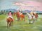 Yves Brayer, Polo Players, 1973, Lithograph 2