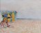 Giovanni Malesci, Paesaggio marino, 1966, olio su tela, Immagine 1