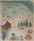 Kostia Terechkovitch, Familie, Winter Outing, Original Lithographie 3