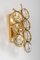 Applique in ottone dorato e cristallo di Palwa, Germania, anni '60, set di 2, Immagine 2