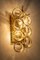 Golden Gilded Brass and Crystal Sconces by Palwa, Germany, 1960s, Set of 2, Image 8