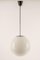 Lámpara colgante en forma de bola de ópalo de Peill Putzler, Germany, años 70, Imagen 2