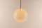 Lámpara colgante en forma de bola de ópalo de Peill Putzler, Germany, años 70, Imagen 5