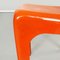 Chaises Selene Mid-Century en Plastique Orange par Magistretti Artemide, Italie, 1960s, Set de 2 13