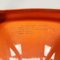 Chaises Selene Mid-Century en Plastique Orange par Magistretti Artemide, Italie, 1960s, Set de 2 19