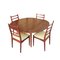 Rosewood Dining Table and Chairs by Greaves & Thomas, Set of 5, Image 1