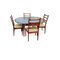 Rosewood Dining Table and Chairs by Greaves & Thomas, Set of 5 3