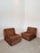 Vintage Brown Fabric One Seat Sofa Lounge Chairs, 1970s, Set of 2 10