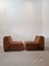 Fauteuils Vintage en Tissu Marron, 1970s, Set de 2 6