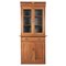 19th Century English Oak Estate Bookcase Cabinet 1