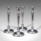Antique English Victorian Candleholders, Set of 4 1