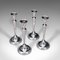 Antique English Victorian Candleholders, Set of 4 7