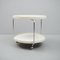 White Round Rollable Side Table 4