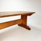 Mid-Century Oak Monastery Table, 1960s 1