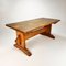 Mid-Century Oak Monastery Table, 1960s 6