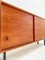 Small Minimalistic Vintage Teak Sideboard with Metal Legs, 1960s 4