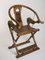 Late Qing Dynasty Hardwood Folding Chairs, Set of 2 9