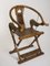 Late Qing Dynasty Hardwood Folding Chairs, Set of 2, Image 9