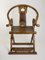 Late Qing Dynasty Hardwood Folding Chairs, Set of 2 1