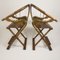 Late Qing Dynasty Hardwood Folding Chairs, Set of 2 2