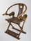 Late Qing Dynasty Hardwood Folding Chairs, Set of 2 6