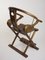 Late Qing Dynasty Hardwood Folding Chairs, Set of 2, Image 4