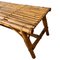 French Bamboo Benches, 1960s, Set of 2, Image 2