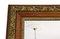 Espejo de pared antiguo grande de roble y dorado, década de 1900, Imagen 5