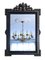 Large Antique Ebonised and Gilt Wall Mirror Overmantle, 19th Century, Image 1