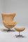Chaise Egg par Arne Jacobsen pour Fritz Hansen, Set de 2 10