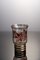 Vaso vintage dorato con foglie rosse, Immagine 3