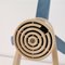 Mid-Century French Modernist Beige & Blue Plastic Electric Table Fan, 1960s, Image 6