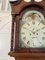 Antike George III Standuhr aus Eiche & Mahagoni mit 8-Tage Mondphasen-Uhrwerk von Edward White Birmingham 8