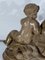 Patinierte Terrakotta Skulptur von Putten spielend mit einer Ziege, 1900er 28