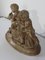 Patinated Terracotta Sculpture of Putti Playing with a Goat, 1900s 3