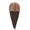 Antike afrikanische Maske aus geschnitztem Holz auf Eisenständer, 2er Set 14