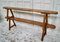 French Provincial Trestle Benches, Set of 2 5