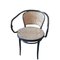 Mid-Century Czechoslovakian Cane and Bentwood 209 Armchairs from Thonet, Set of 2, Image 6