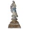 Antique Virgin Mary Sculpture in Hand-Carved Wood, 1850s 1
