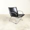 Black Leather Armchair, 1970s, Image 1