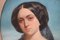 Porträt der jungen Frau, 1880er, Pastell auf Papier, gerahmt 4