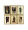 La Moda Maschile, Set of 6 Framed Original Illustrations of Mens Fashion 30s, Italy, 1920s, Image 3