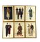 La Moda Maschile, Set de 6 Illustrations Encadrées de Mode Homme, Italie, 1920s 2