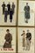 La Moda Maschile, juego de 6 ilustraciones originales enmarcadas de la moda masculina de los años 30, Italia, años 20, Imagen 4