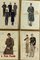 La Moda Maschile, Set of 6 Framed Original Illustrations of Mens Fashion 30s, Italy, 1920s, Image 4