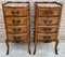 Late 19th Century French Louis XV Style Marquetry & Marble Chests of Drawers, Set of 2 3