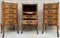 Late 19th Century French Louis XV Style Marquetry & Marble Chests of Drawers, Set of 2, Image 15