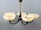 Art Deco Bauhaus Ceiling Lamp, 1920s 3