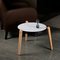 Tavolino da caffè Tris in marmo, acciaio e legno di Luca Maci per Kimano, Immagine 3