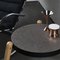 Mesa de centro Tris de mármol, acero y madera de Luca Maci para Kimano, Imagen 4